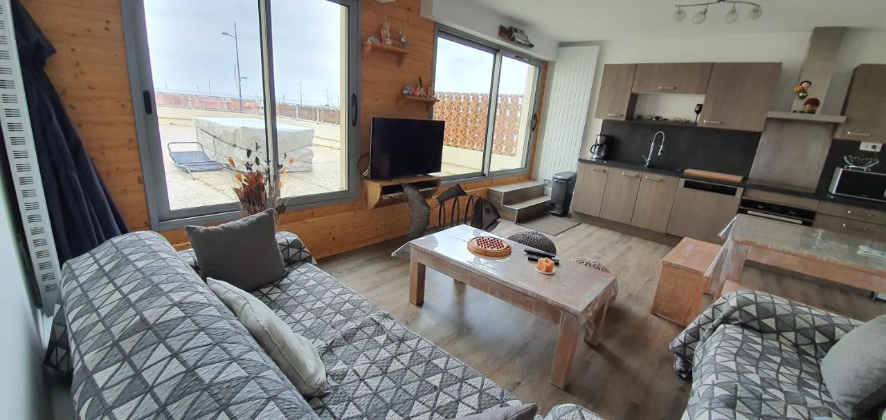 Appartement Vue Sur Mer Et Port Grandcamp-Maisy Exterior foto